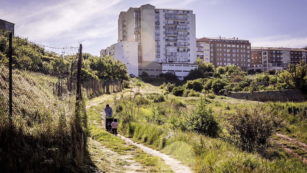 Calle Santa Apolonia, más bien camino.
