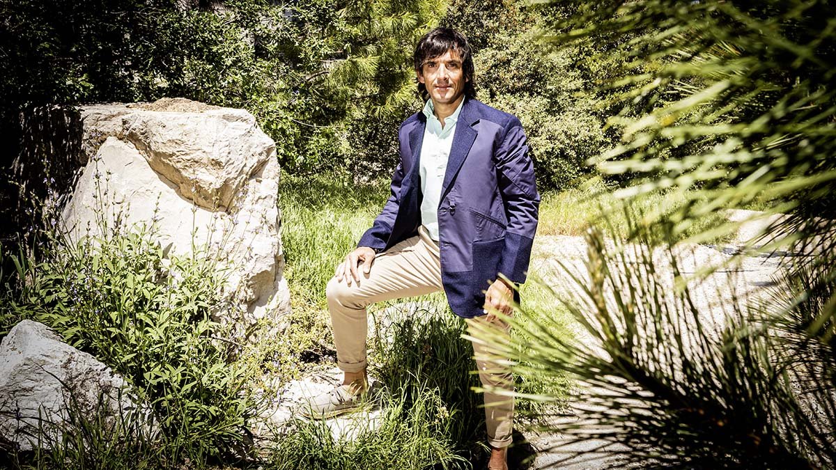 Diego Fernández, investigador en el campus de la UVa en Soria.