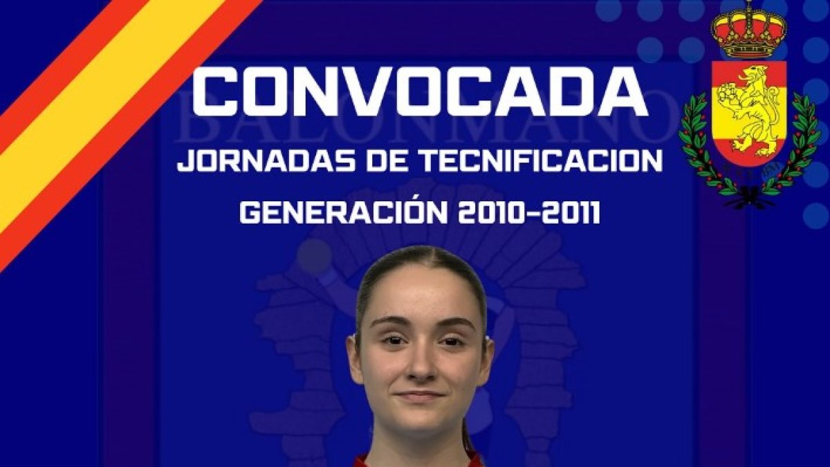 La infantil del BM Ágreda, Marta del Río.