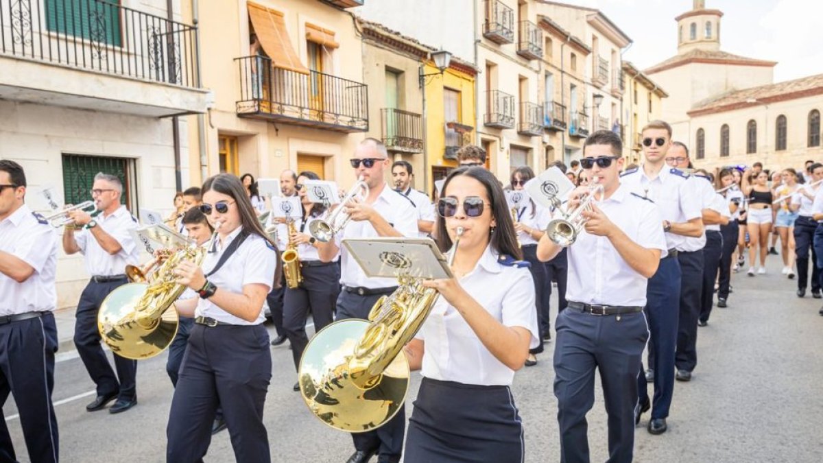 La Banda de Música, elemento indispensable en las fiestas burgenses.