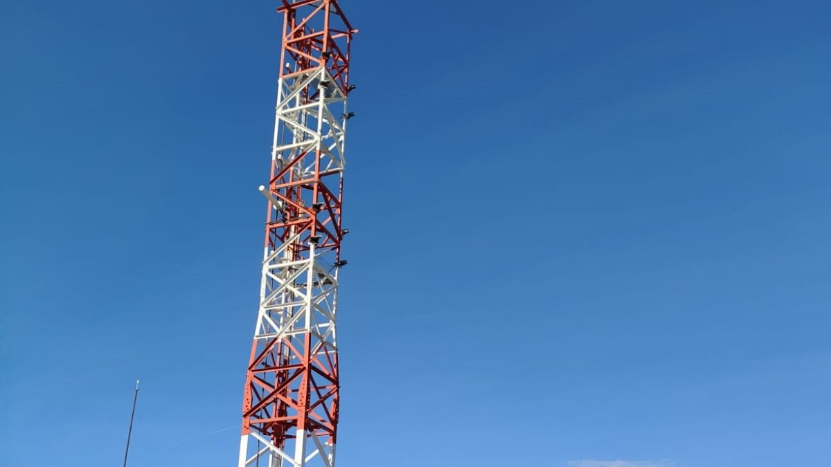Antena repetidora en la provincia.