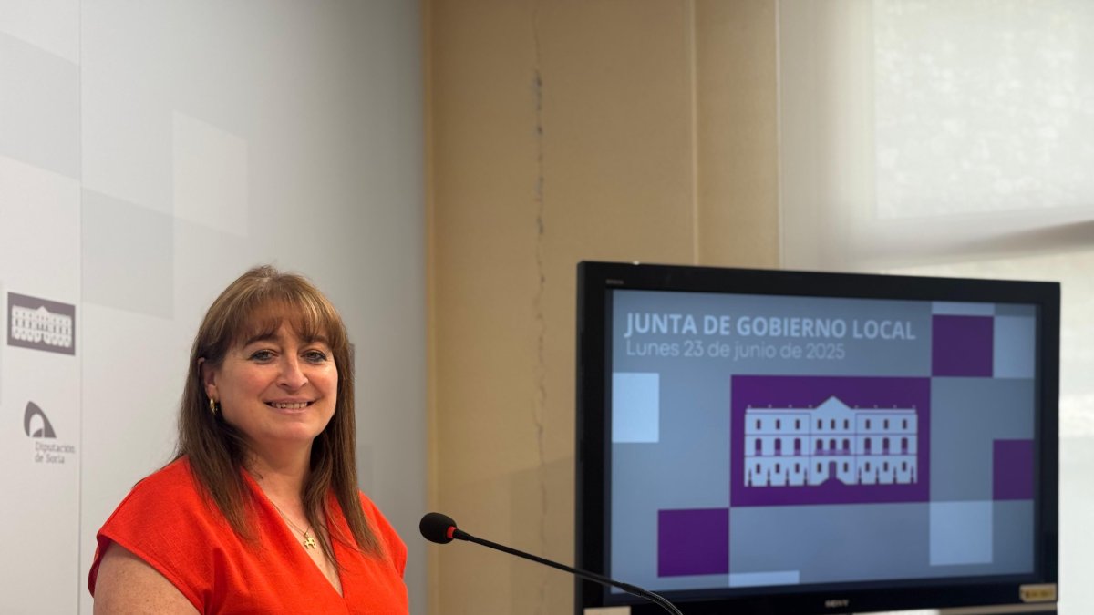 La vicepresidenta de la Diputación, María José Jiménez.