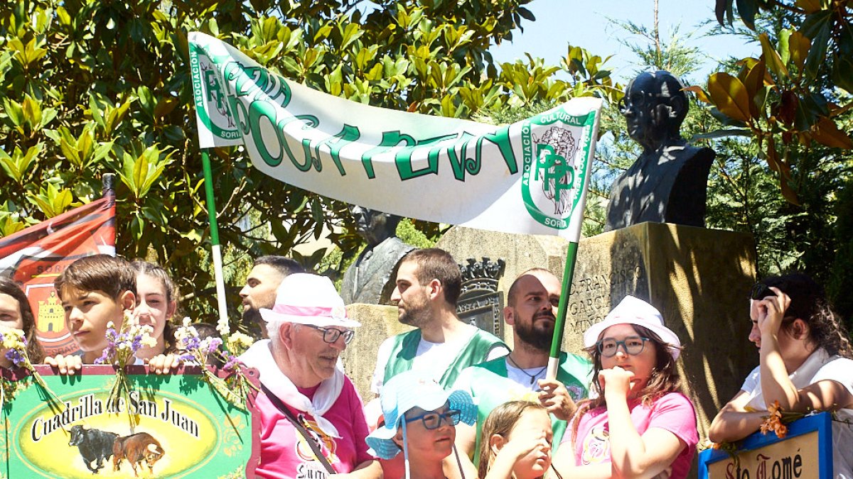 Soria honra a los autores de las sanjuaneras.