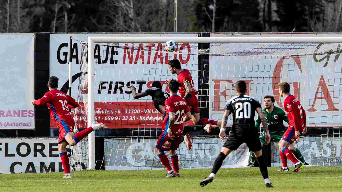 Imagen del Lealtad-Numancia de 2021 que finalizaba con empate a uno.
