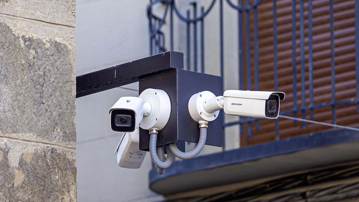 Cámaras de videovigilancia.