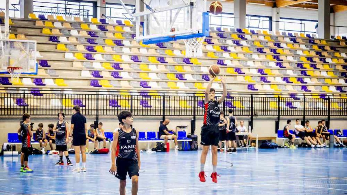 Un jugador durante el Campus Cimbi del año pasado.