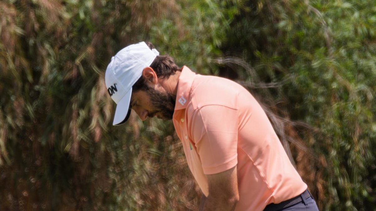 El golfista soriano Daniel Berná.