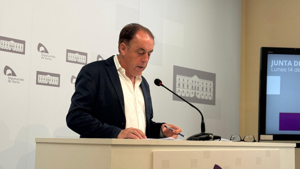 El presidente de la Diputación, Benito Serrano.