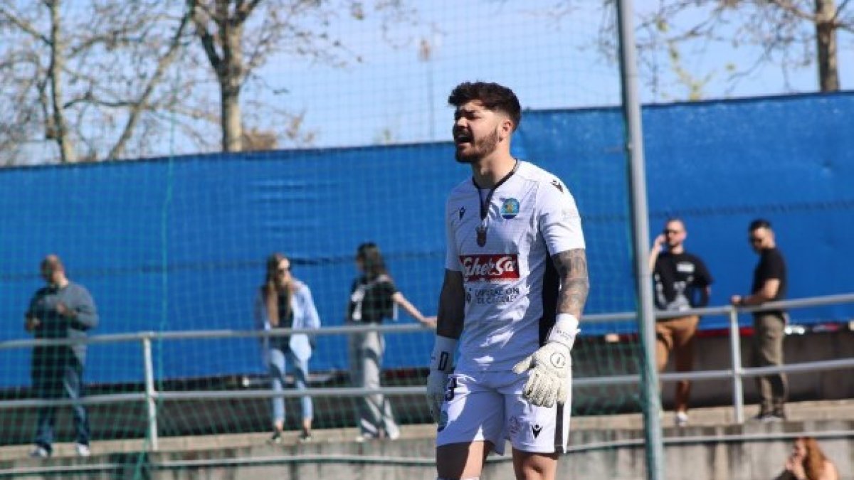 Toni Varea durante un partido.