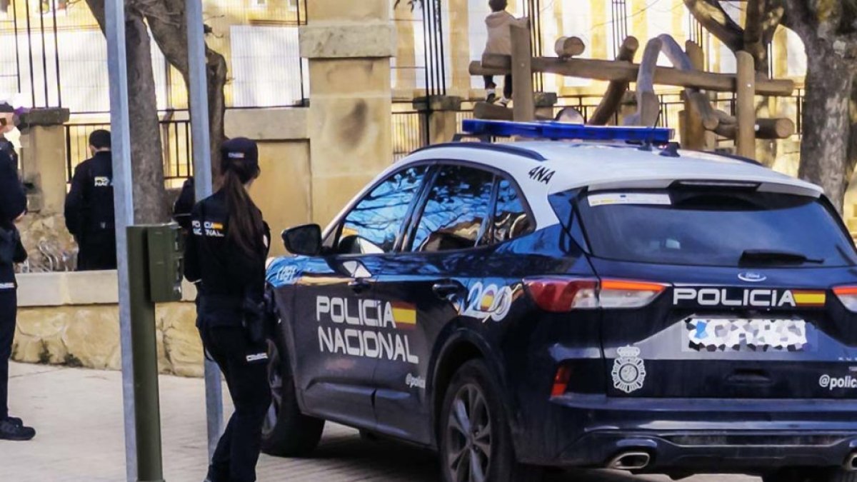 Un operativo policial en Soria.