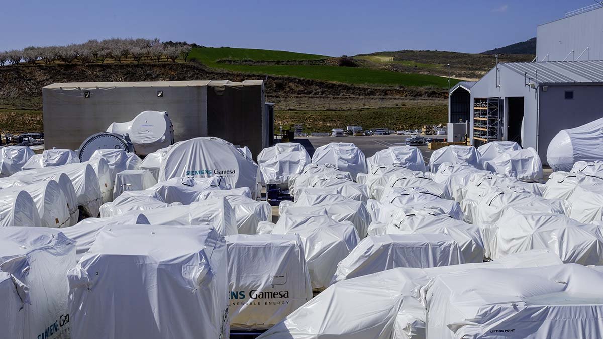 Factoría de Siemens Gamesa en Ágreda en una imagen de archivo.