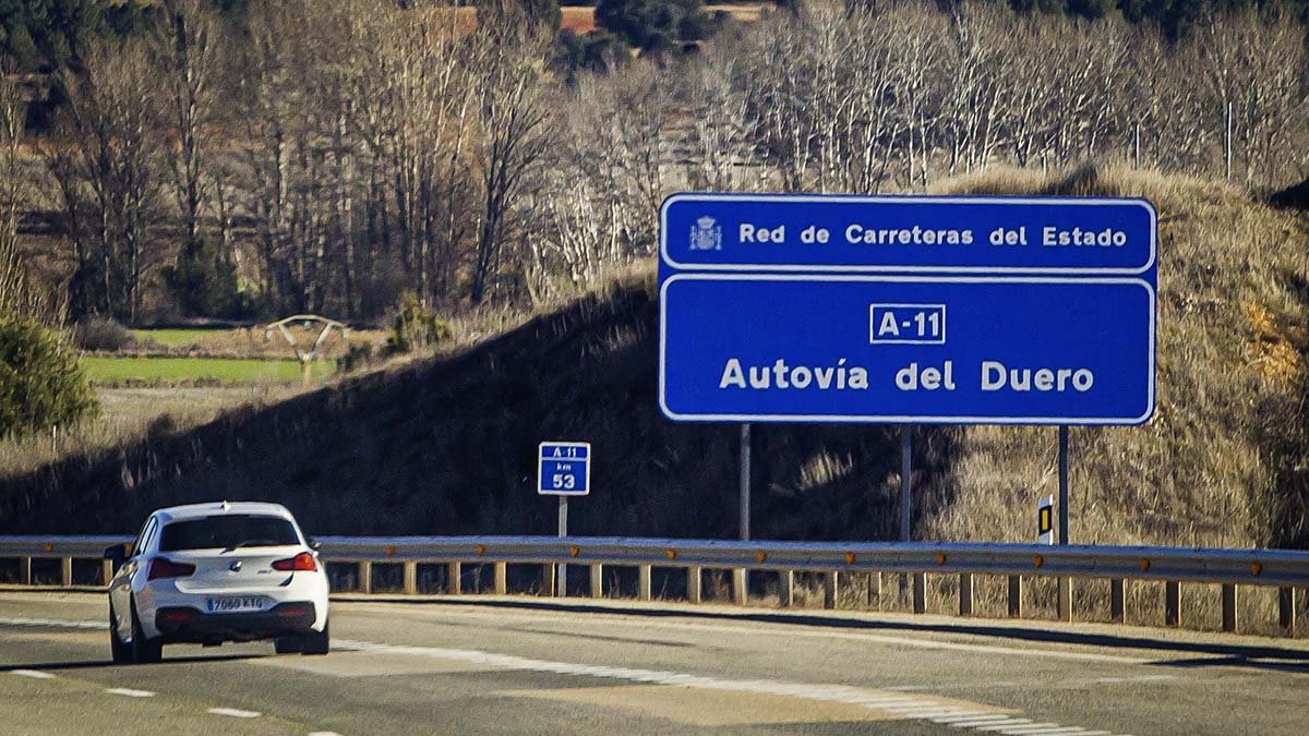 Autovía A11 a su paso por Soria.