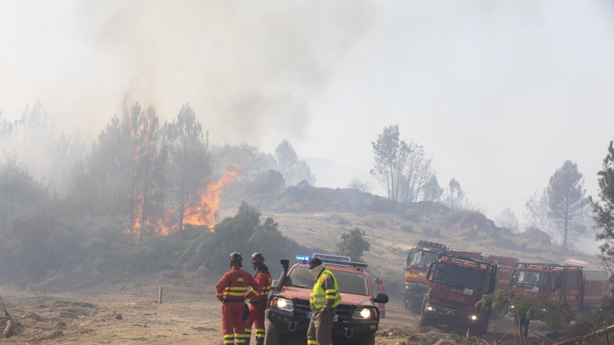 Incendio en Mombeltrán.