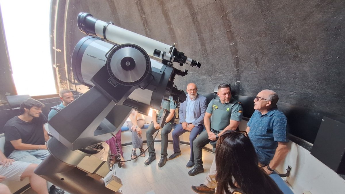 Visita al futuro planetario y observatorio de Borobia.