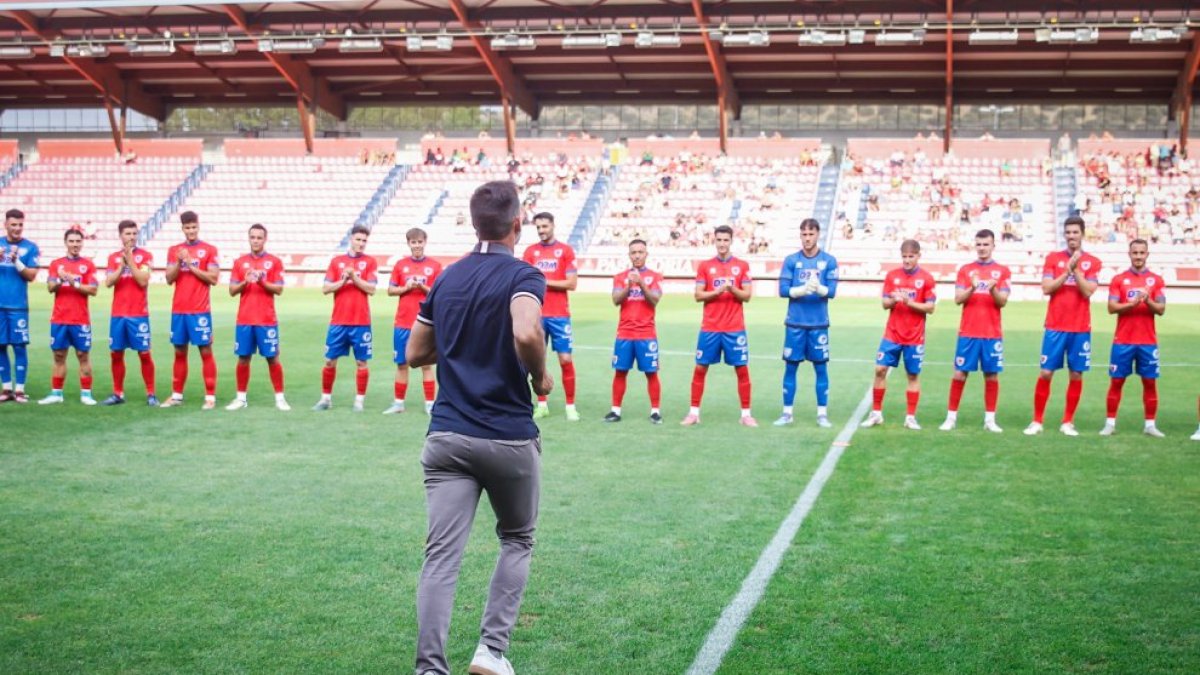 El Numancia 2025-2026 de Abel Segovia se presentaba el miércoles en Los Pajaritos.