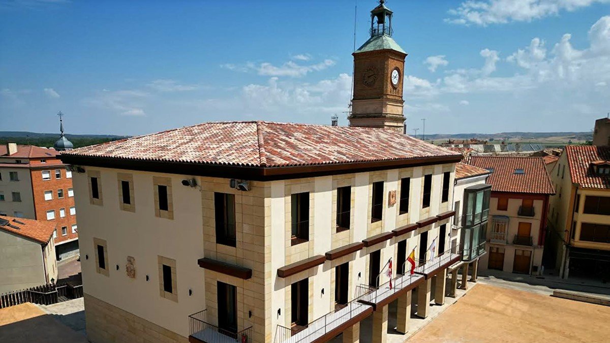 Ayuntamiento de Almazán tras la reforma.