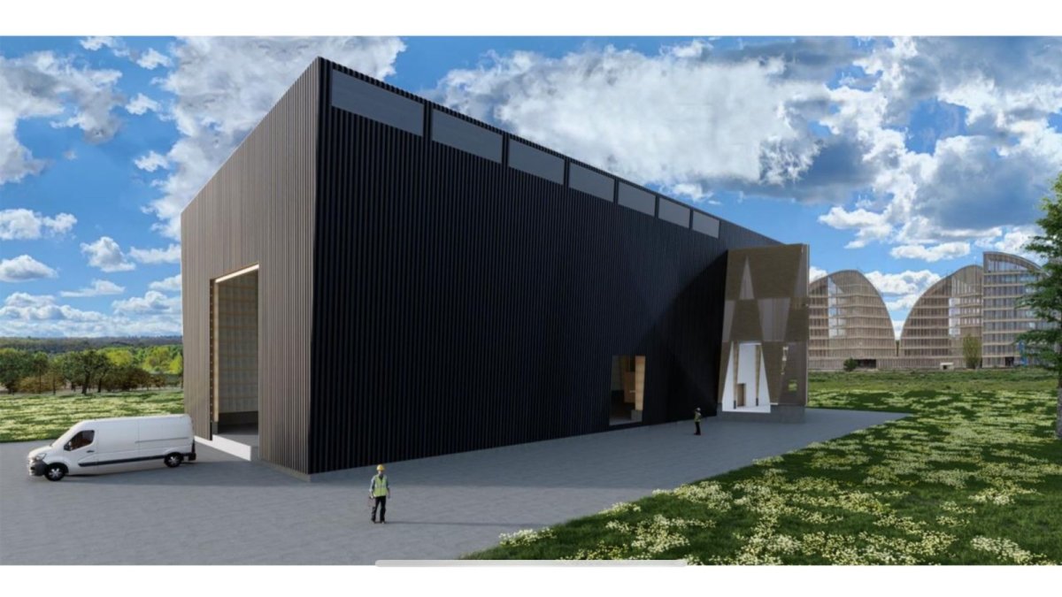 Recreación de cómo quedará el nuevo edificio.