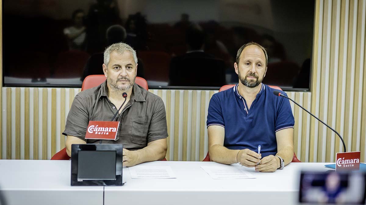 Alfredo Cabrerizo y César Gonzalo presentan el acuerdo.