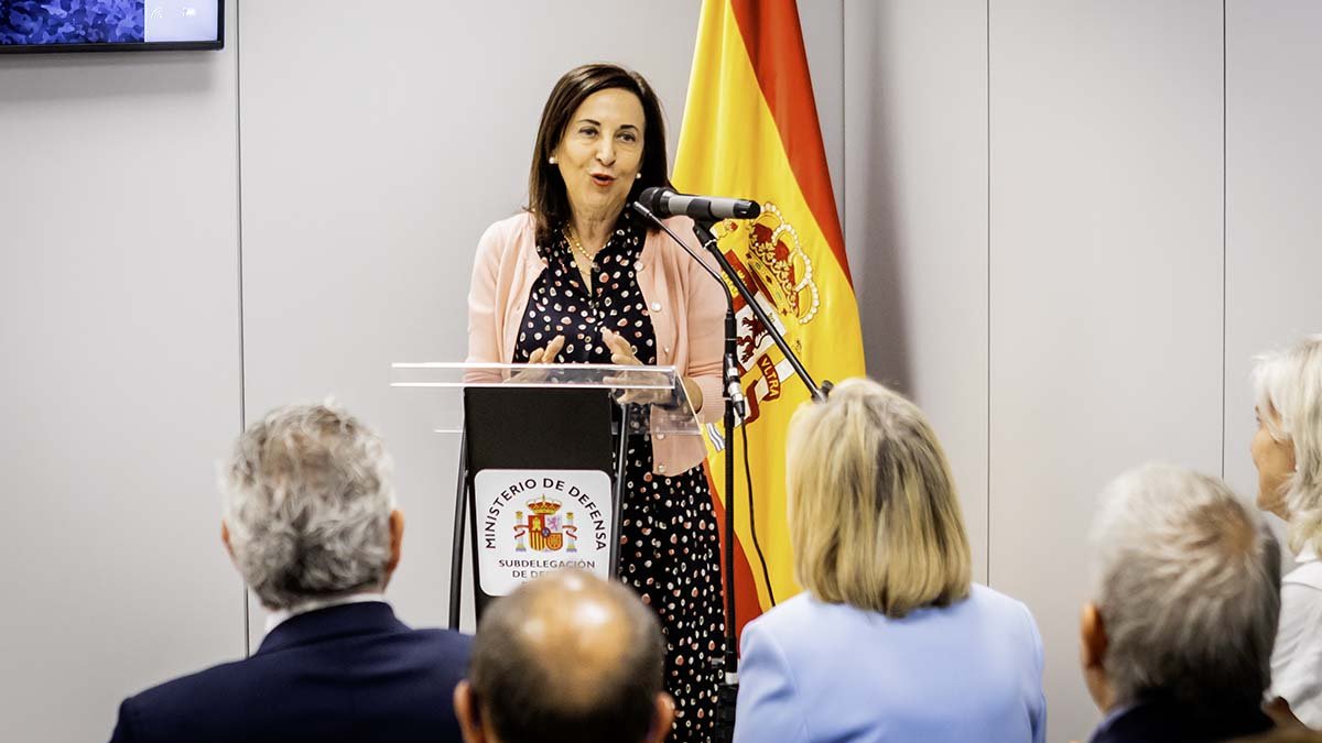 Margarita Robles, en Soria.