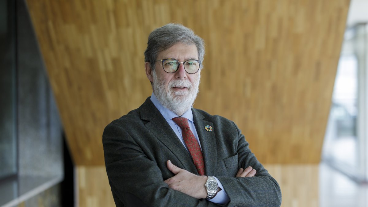El presidente de FOES, Santiago Aparicio, en una fotografía de archivo.
