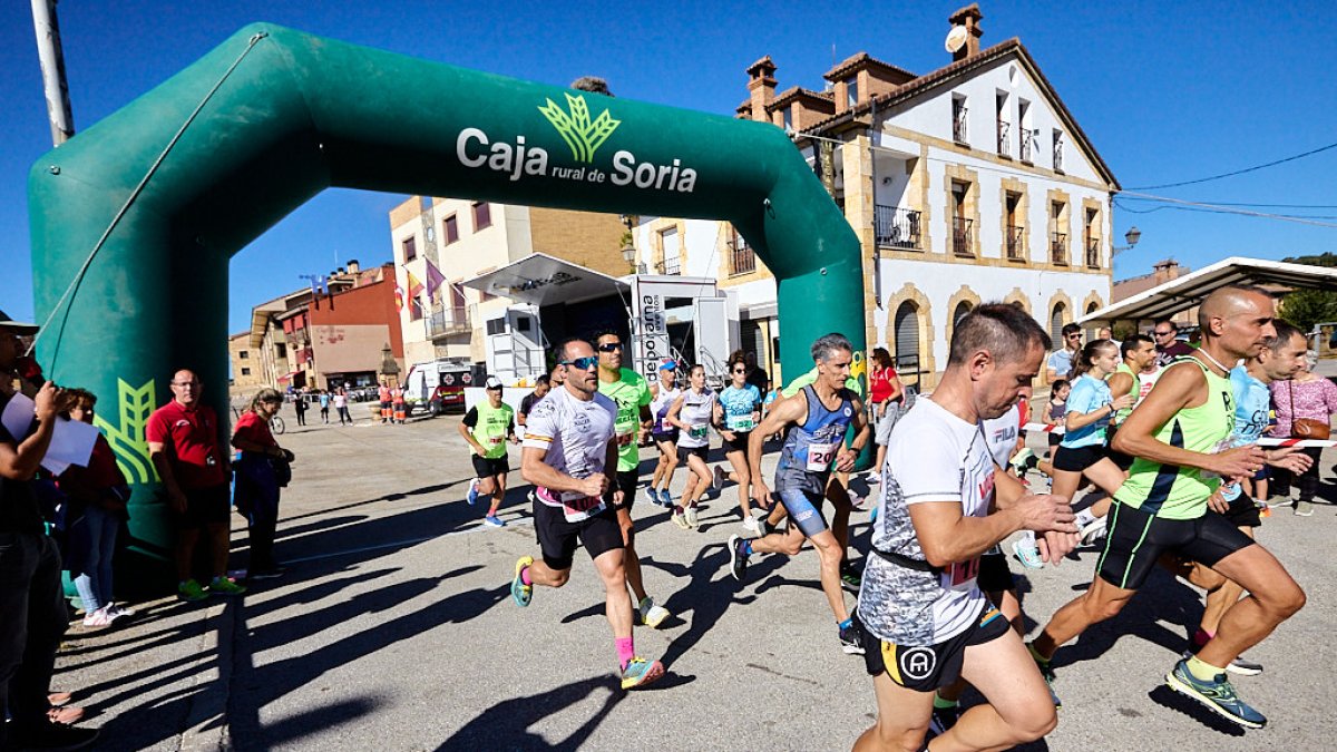 Un centenar de participantes se dieron cita en la Carrera de Golmayo.