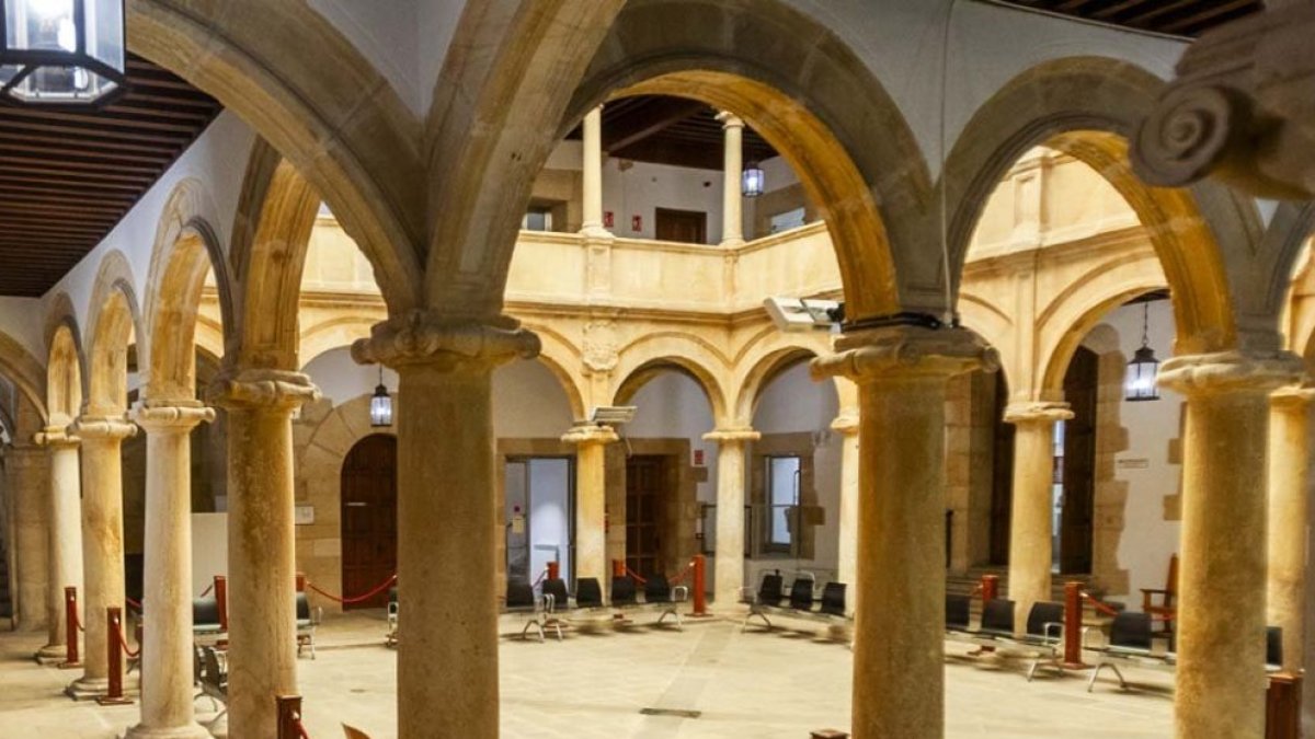 Interior de los juzgados de Soria.