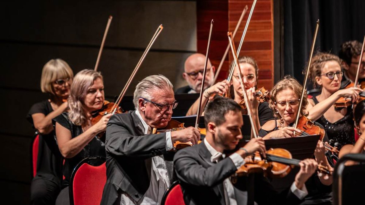Actuación de la Orquesta Sinfónica de Castilla y León en el Otoño Musical.