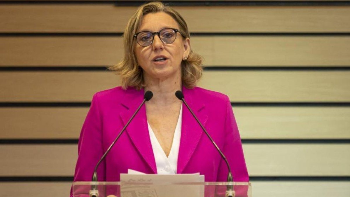 Isabel Blanco en la inauguración de Somoscyl.