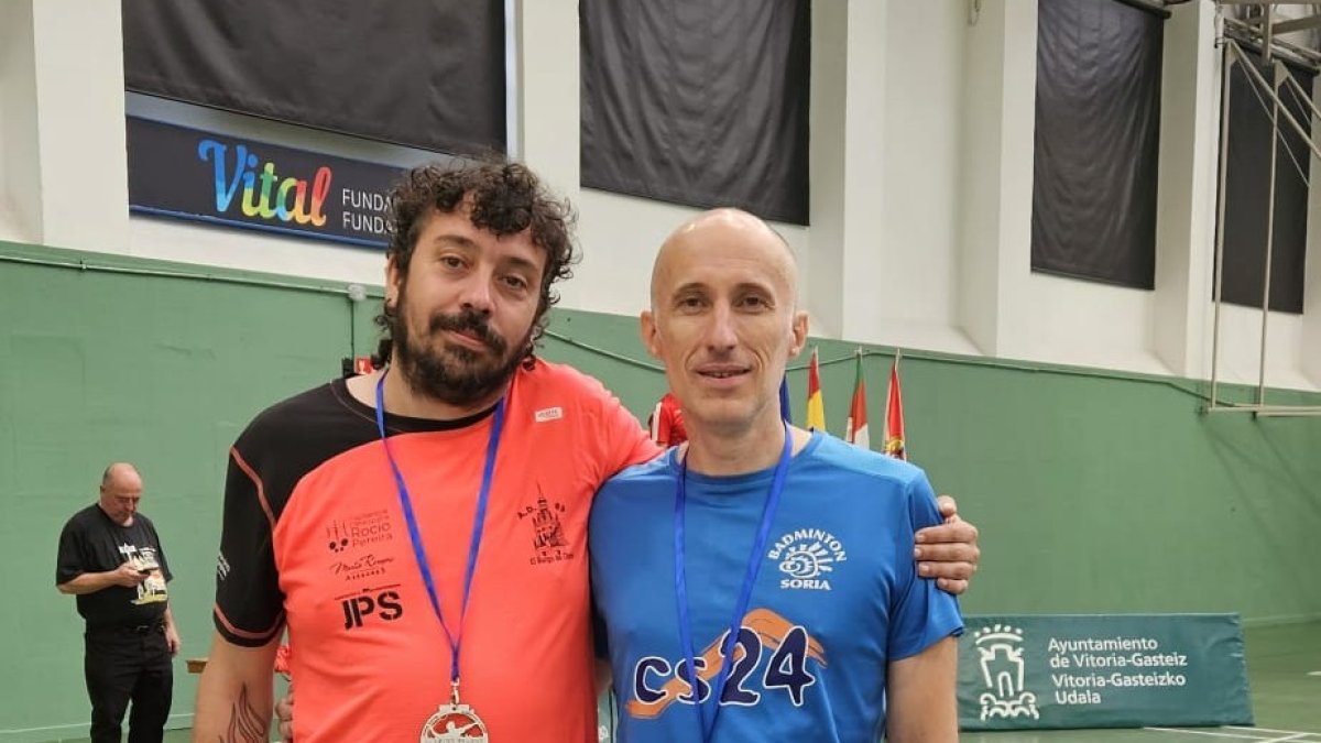 Sergio Latorre y Santiago Martínez, con las medallas.