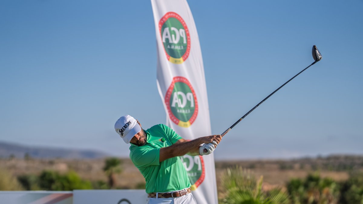 Dani Berná, durante el Torneo de la PGA.
