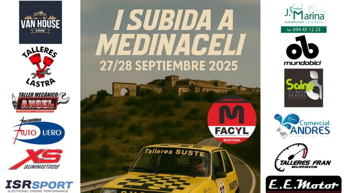 Cartel anunciador de la I Subida a Medinaceli