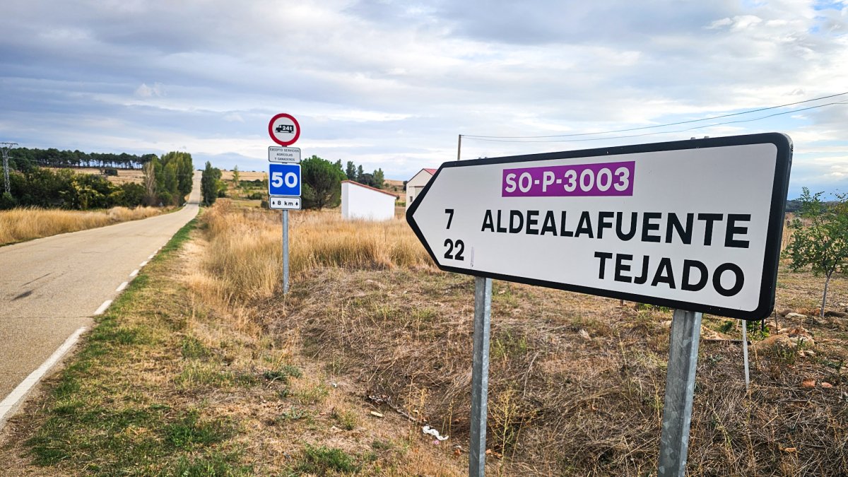 La carretera de Aldealafuente es una de las que se va a arreglar.