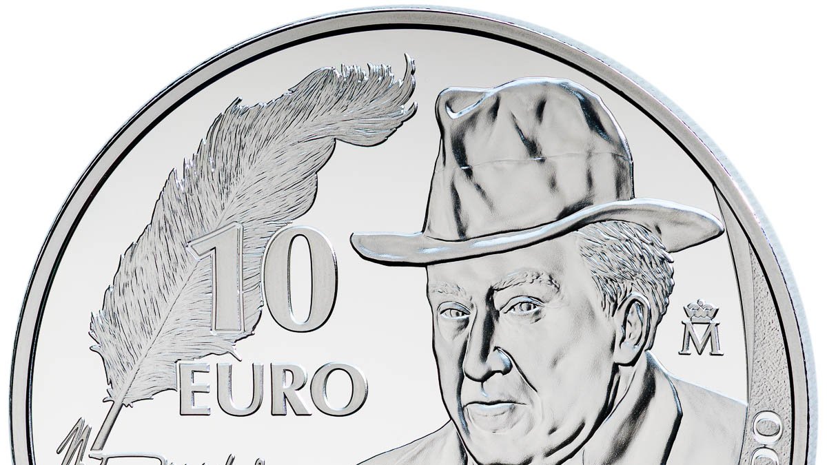 Moneda conmemorativa de Machado.