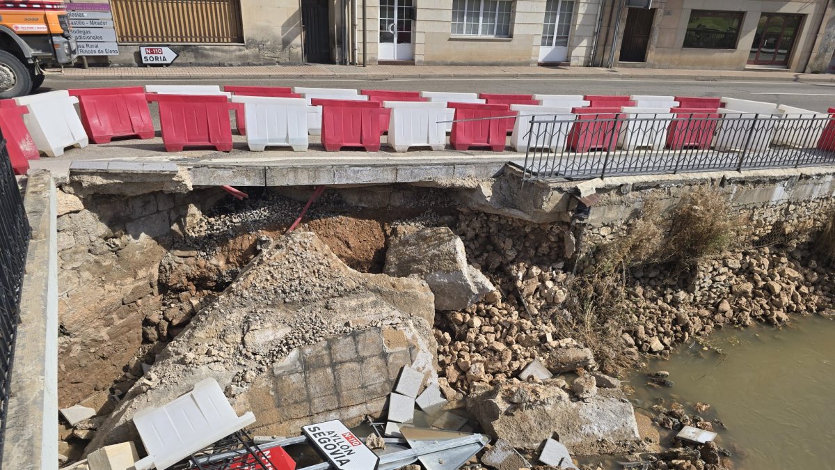 Imagen del nuevo derrumbe.