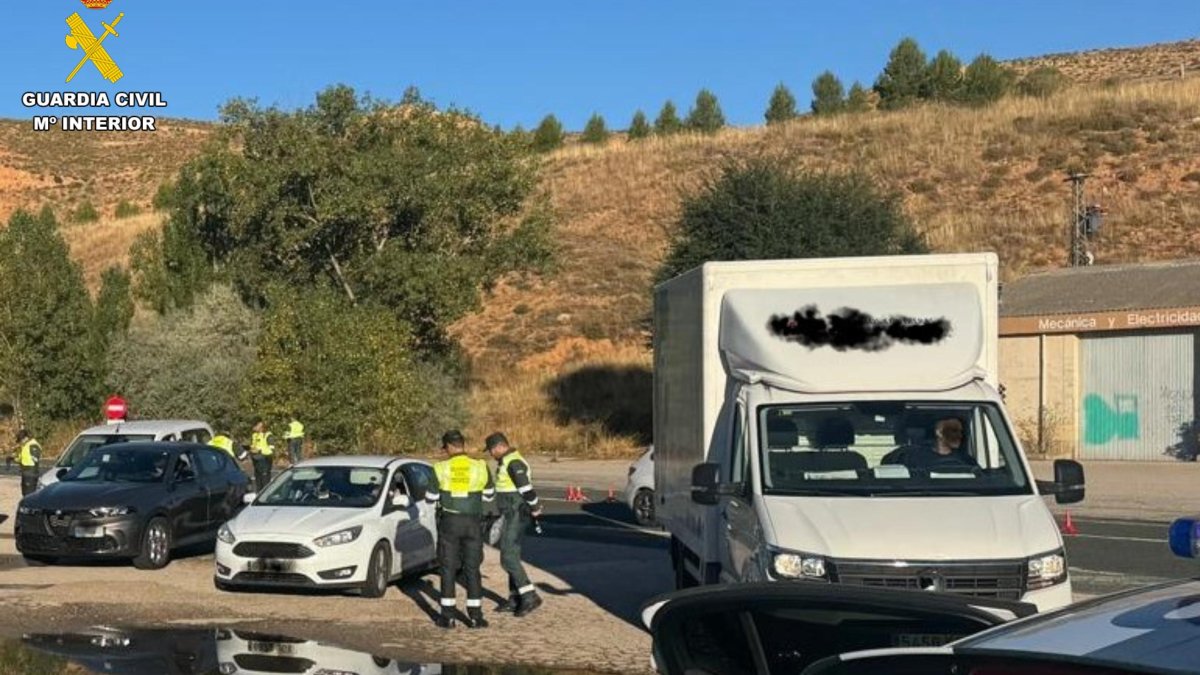 Guardia Civil en el lugar de los hechos.