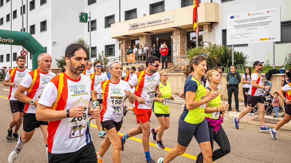 Salida de la Carrera Verde de la Guardia Civil celebrará el año pasado.