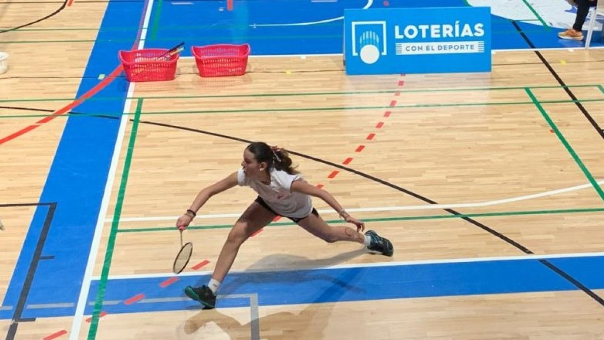 La soriana Jimena Ayllón en uno de sus partidos.