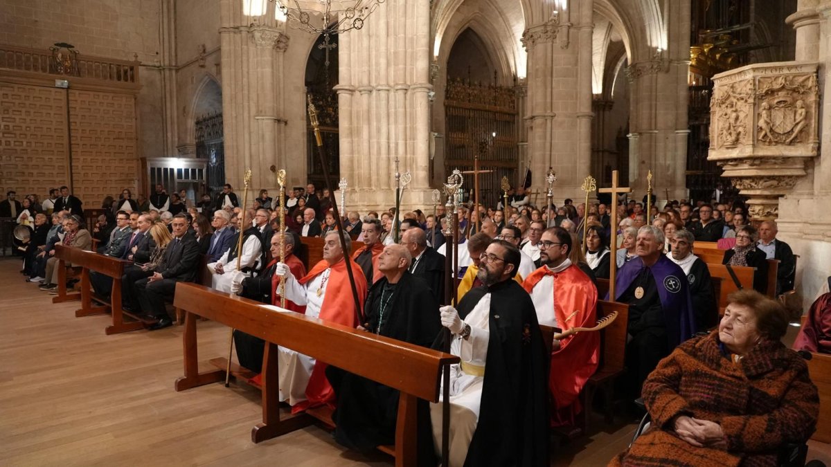 Un momento de la ceremonia del Jubileo en El Burgo.