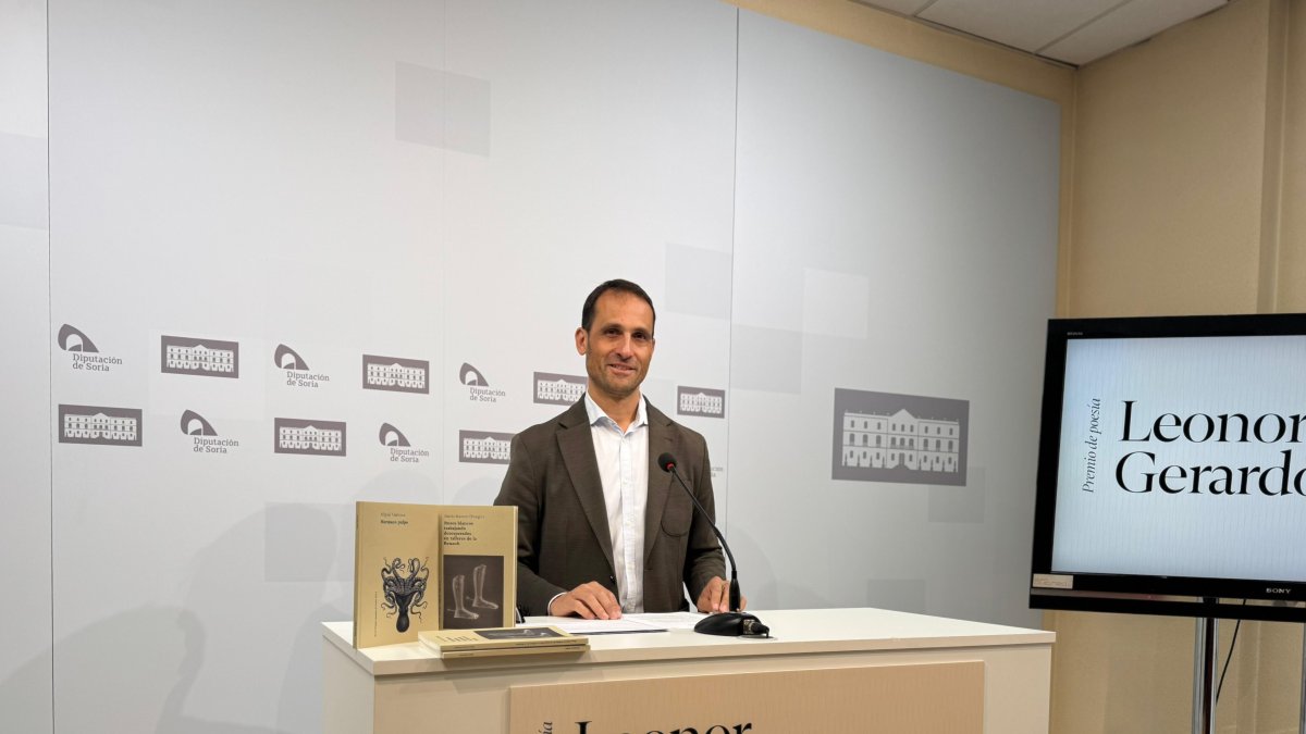 Enrique Rubio, diputado provincial de Cultura en Soria.