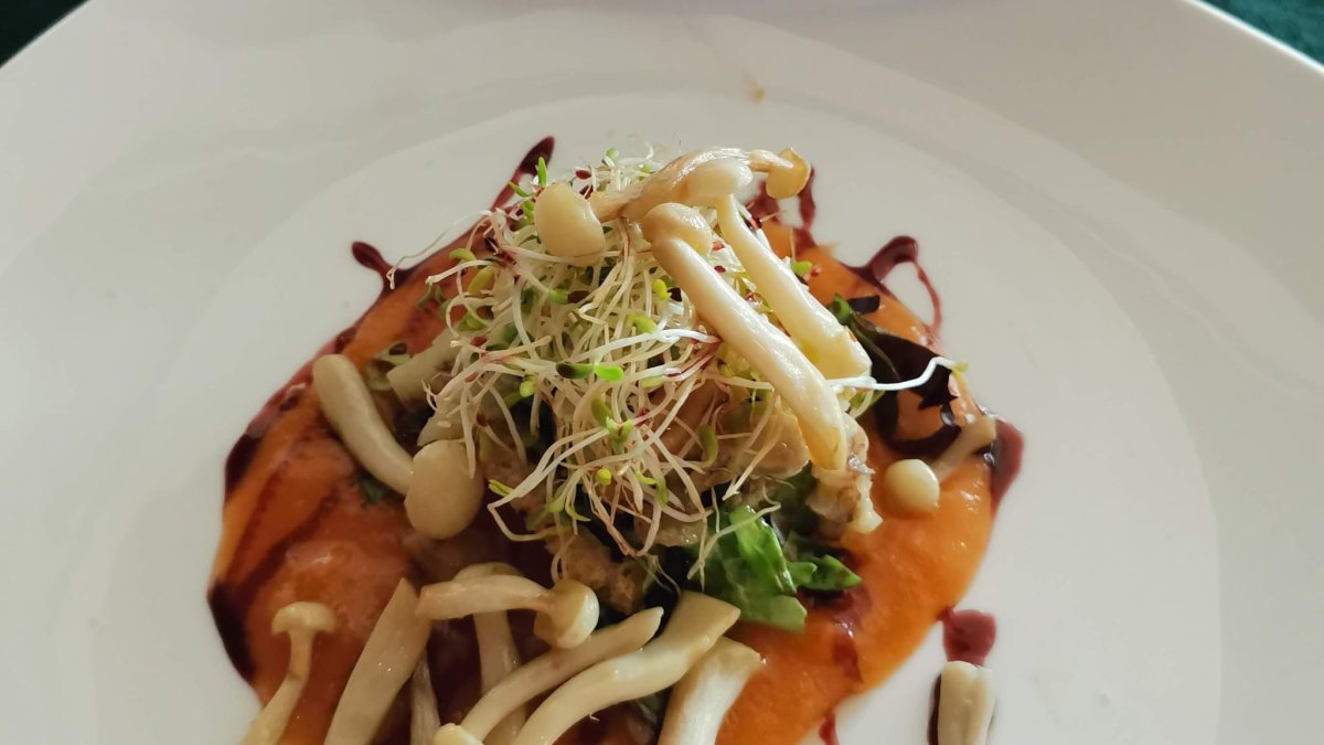 Pincho de Almazán que se presenta al concurso internacional de pinchos y tapas medievales.