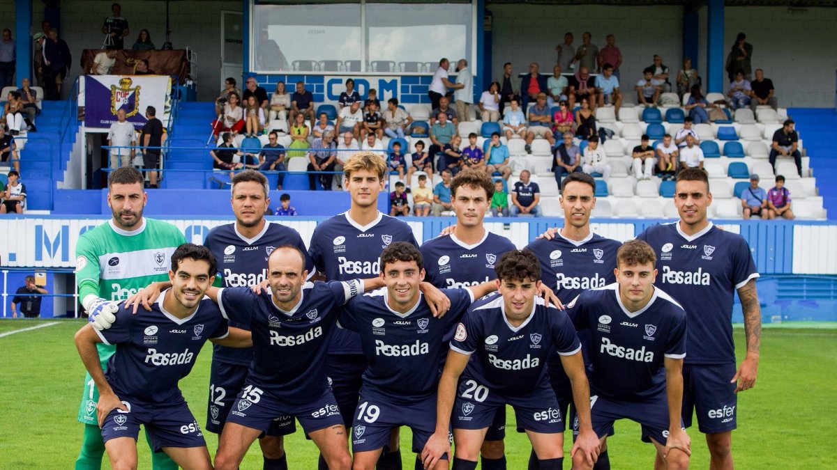 Once del Marino de Luanco en estas primeras jornadas de la temporada.