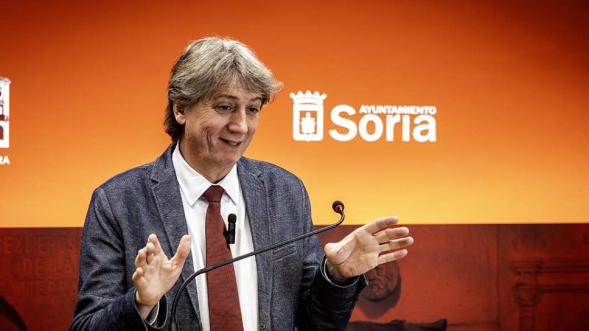 El alcalde de Soria, Carlos Martínez.