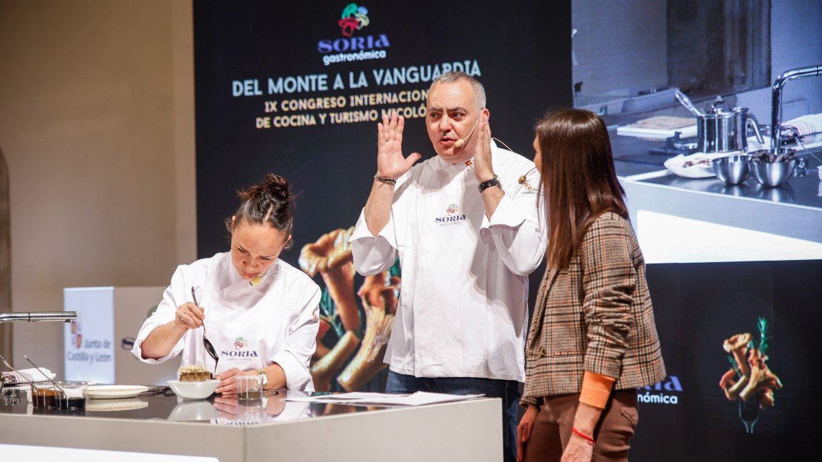 Soria Gastronómica se puso en marcha con ponencias como la de Cynthia Yaber e Igor Zalakain.