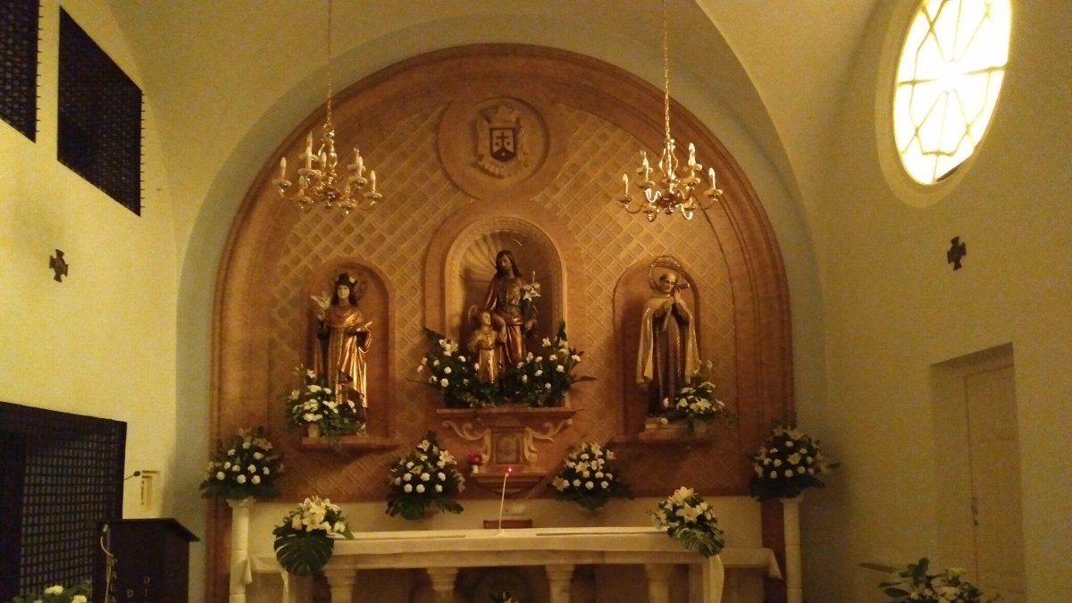 Capilla del convento de San José el pasado 15 de octubre.