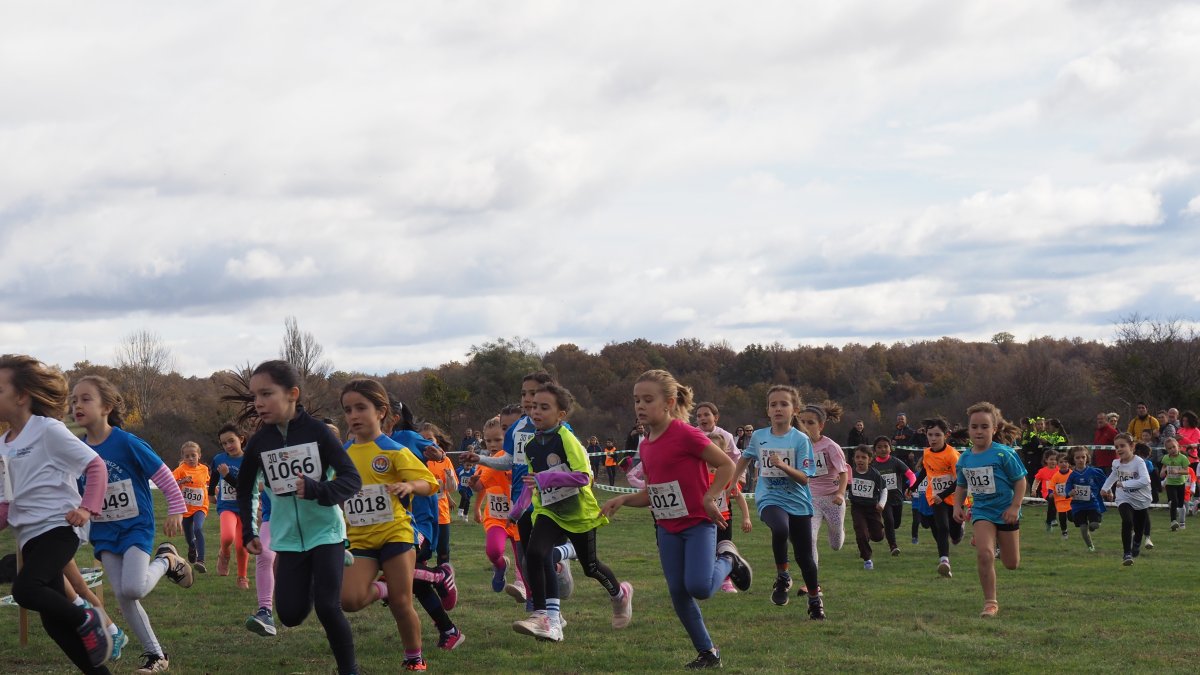 Los niños, protagonistas en el Campo a Través de Soria.