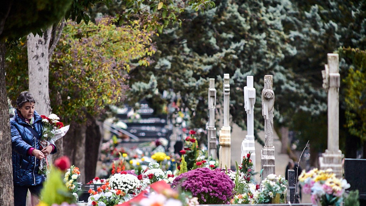 El cementerio de Soria en Todos los Santos en una imagen de archivo.