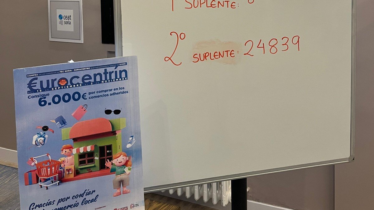 El Eurocentrín reparte de nuevo 6.000 euros para una maratón de compras por Soria.