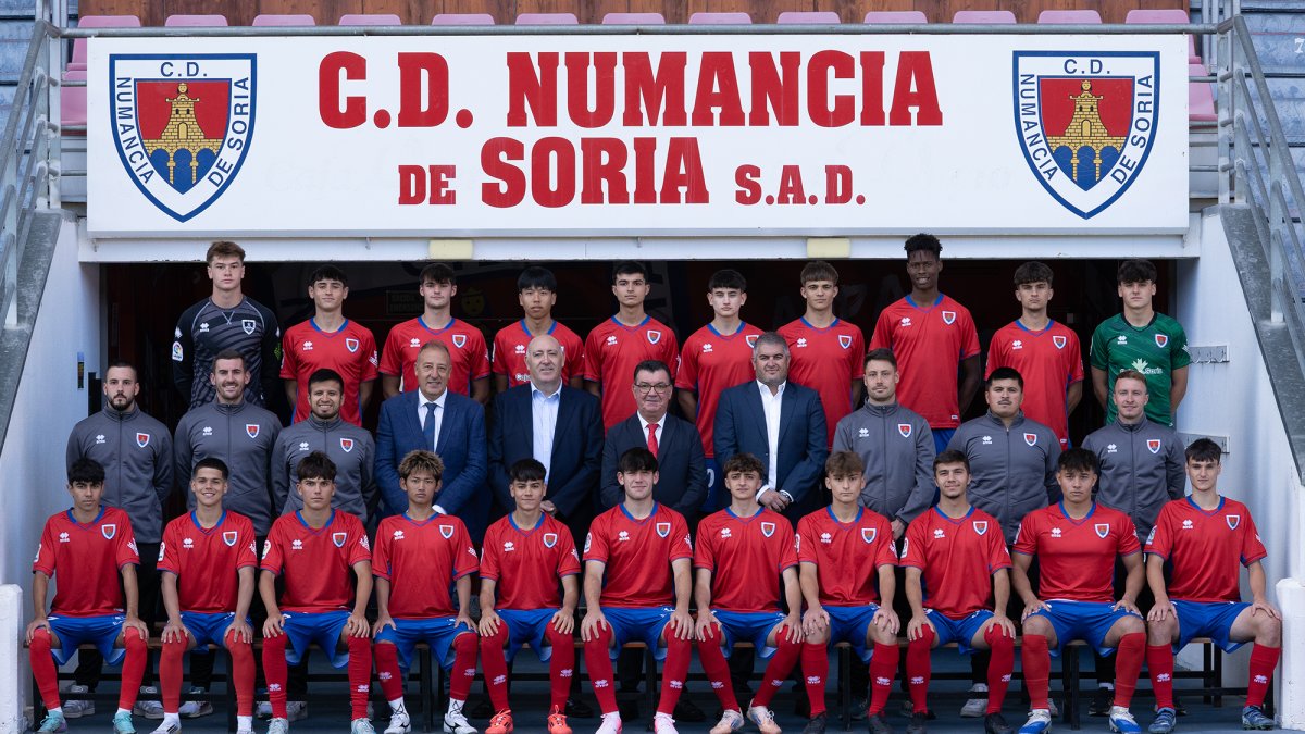 Plantilla del Numancia juvenil de Liga Nacional.