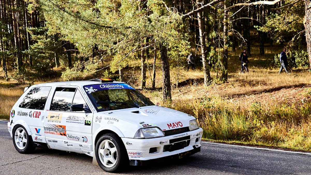 Uno de los participantes en la 22 edición del Rallysprint Navaleno-Canicosa.