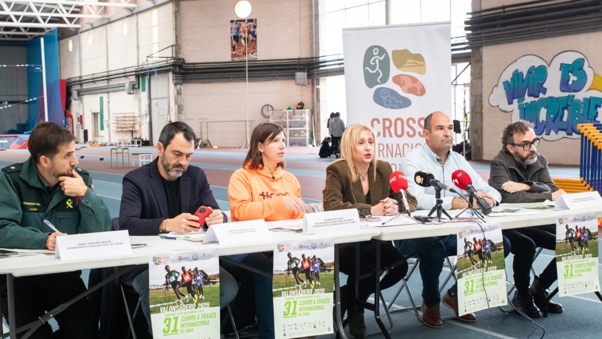 La presentación del 31 Cross de Soria tuvo lugar en el Módulo del Caep.